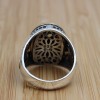 Turkish Handmade Silver Men Ring, Feeling Stone Ring, Mens Handmade Ring, Changing Color, Men's Jewelry, Gift for Him, 925k Sterling Silver,