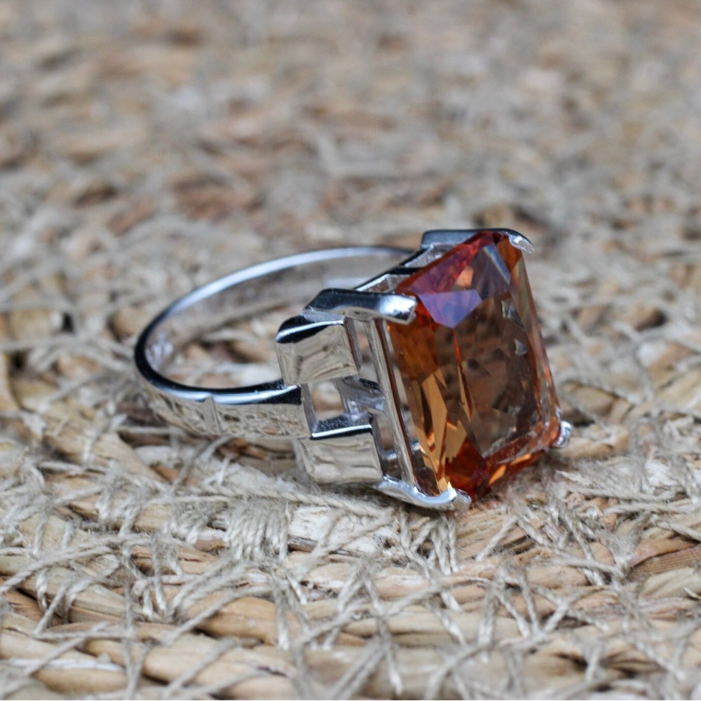 Handmade Women Ring, Turkish Handmade Silver Ladies Ring, Ottoman Women Ring, Alexandrite Women Ring, Ladies Ring, 925k Sterling Silver Ring