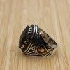 Turkish Handmade Silver Men's Ring, Men's Handmade Ring, Men's Ring, Onyx Men's Ring, Ottoman Mens Ring, Gift for Him, 925k Sterling Silver,