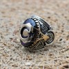 Amethyst Men's Ring, Mens Handmade Ring, Turkish Handmade Silver Men Ring, Ottoman Men Ring, Men Jewelry, Gift for Him, 925k Sterling Silver