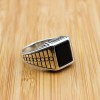 Turkish Handmade Silver Men's Ring, Men's Handmade Ring, Men's Ring, Onyx Men's Ring, Ottoman Mens Ring, Gift for Him, 925k Sterling Silver, Turkish Handmade Silver Men's Ring, Men's Handmade Ring, Men's Ring, Onyx Men's Ring, Ottoman Mens Ring, Gift for Him, 925k Sterling Silver,
