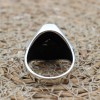 Onyx Ring, Men's Ring, Turkish Handmade Ring, Silver Men's Ring, Ottoman Men's Ring, Men's Jewelry, Gift for Him, 925k Sterling Silver