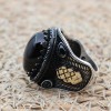 Handmade Silver Men's Ring, Onyx Men's Ring, Turkish Handmade Men's Ring, Men's Ring, Ottoman Mens Ring, Gift for Him, 925 Sterling Silver Handmade Silver Men's Ring, Onyx Men's Ring, Turkish Handmade Men's Ring, Men's Ring, Ottoman Mens Ring, Gift for Him, 925 Sterling Silver