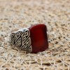 Turkish Handmade Silver Mens Ring, Men's Agate Ring, Handmade Ring, Ottoman Men Ring, Men's Jewelry, Gift for Him, 925k Sterling Silver Ring Turkish Handmade Silver Mens Ring, Men's Agate Ring, Handmade Ring, Ottoman Men Ring, Men's Jewelry, Gift for Him, 925k Sterling Silver Ring