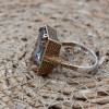 Handmade Women's Ring, Mystic Topaz Ring, Turkish Handmade Ring, Ladies Ring, Ottoman Women Ring, Ladies Ring, 925k Sterling Silver Ring,