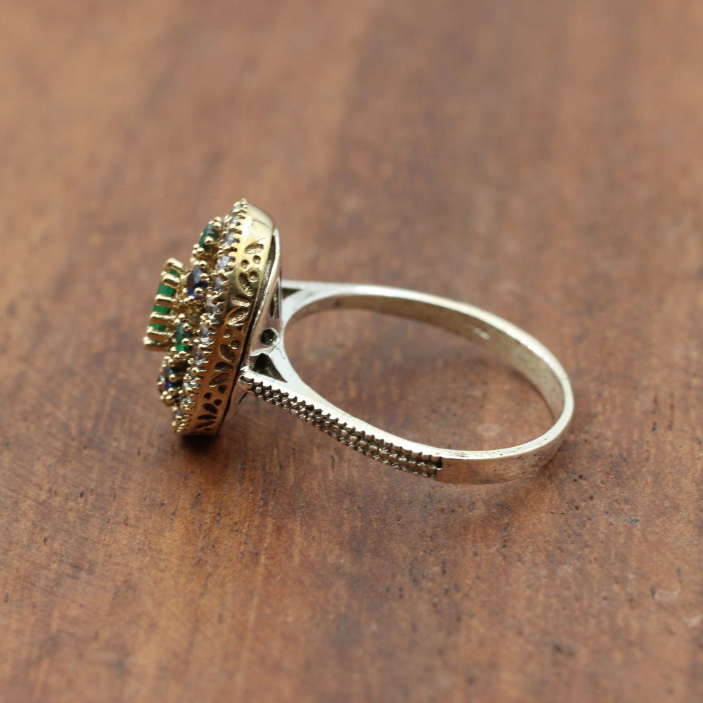 Emerald Set, Authentic Set, Handmade Set Women, Turkish Handmade, Ladies Jewelry Set, Earring, Pendant, Ladies Set, 925k Sterling Silver