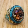Men's Handmade Ring, Turkish Handmade, Silver Men Ring, Ottoman Ring, Alexandrite Ring, Men's Jewelry, Gold Ring, 925k Sterling Silver Ring