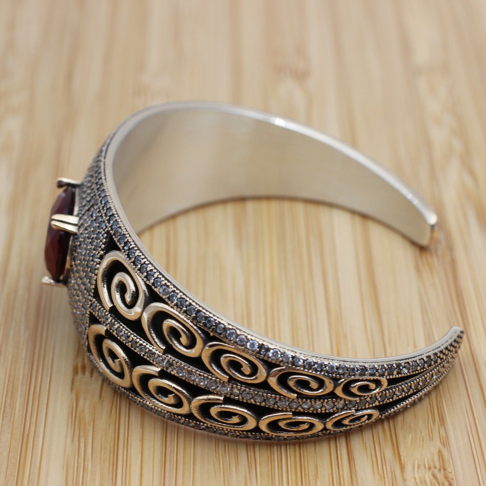 Ruby Bracelet, Ottoman Bracelet, Handmade Bracelet, Bangle Cuff, Bangle Bracelet, Turkish Handmade, Gift For Her, 925k Sterling Silver, Ruby Ruby Bracelet, Ottoman Bracelet, Handmade Bracelet, Bangle Cuff, Bangle Bracelet, Turkish Handmade, Gift For Her, 925k Sterling Silver, Ruby