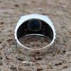 Turquoise Men's Ring, Handmade Ring, Turkish Handmade Silver Men Ring, Ottoman Ring, Men's Jewelry, Gift for Him, 925k Sterling Silver Ring Turquoise Men's Ring, Handmade Ring, Turkish Handmade Silver Men Ring, Ottoman Ring, Men's Jewelry, Gift for Him, 925k Sterling Silver Ring