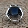 Turkish Handmade Silver Men Ring, Mens Handmade Ring, Ottoman Ring, Sapphire Ring, Men's Jewelry, Gift for Him, 925k Sterling Silver Ring Turkish Handmade Silver Men Ring, Mens Handmade Ring, Ottoman Ring, Sapphire Ring, Men's Jewelry, Gift for Him, 925k Sterling Silver Ring