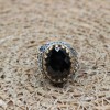 Onyx Men's Ring, Ottoman Men's Ring, Handmade Men's Ring, Turkish Handmade Men's Ring, Men's Jewelry, Gift for Him, 925 Sterling Silver