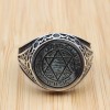 Arabic Ring, Turkish Handmade Arabic Ring, Onyx Mens Ring, Jewelry Arabic Ring, Arabic Mens Ring, Sterling Silver 925K, Ottoman Men's Ring,