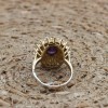 Amethyst Ring, Handmade Women's Ring, Turkish Handmade, Silver Ladies Ring, Ottoman Ring, Authentic, Ladies Ring, 925k Sterling Silver Ring,