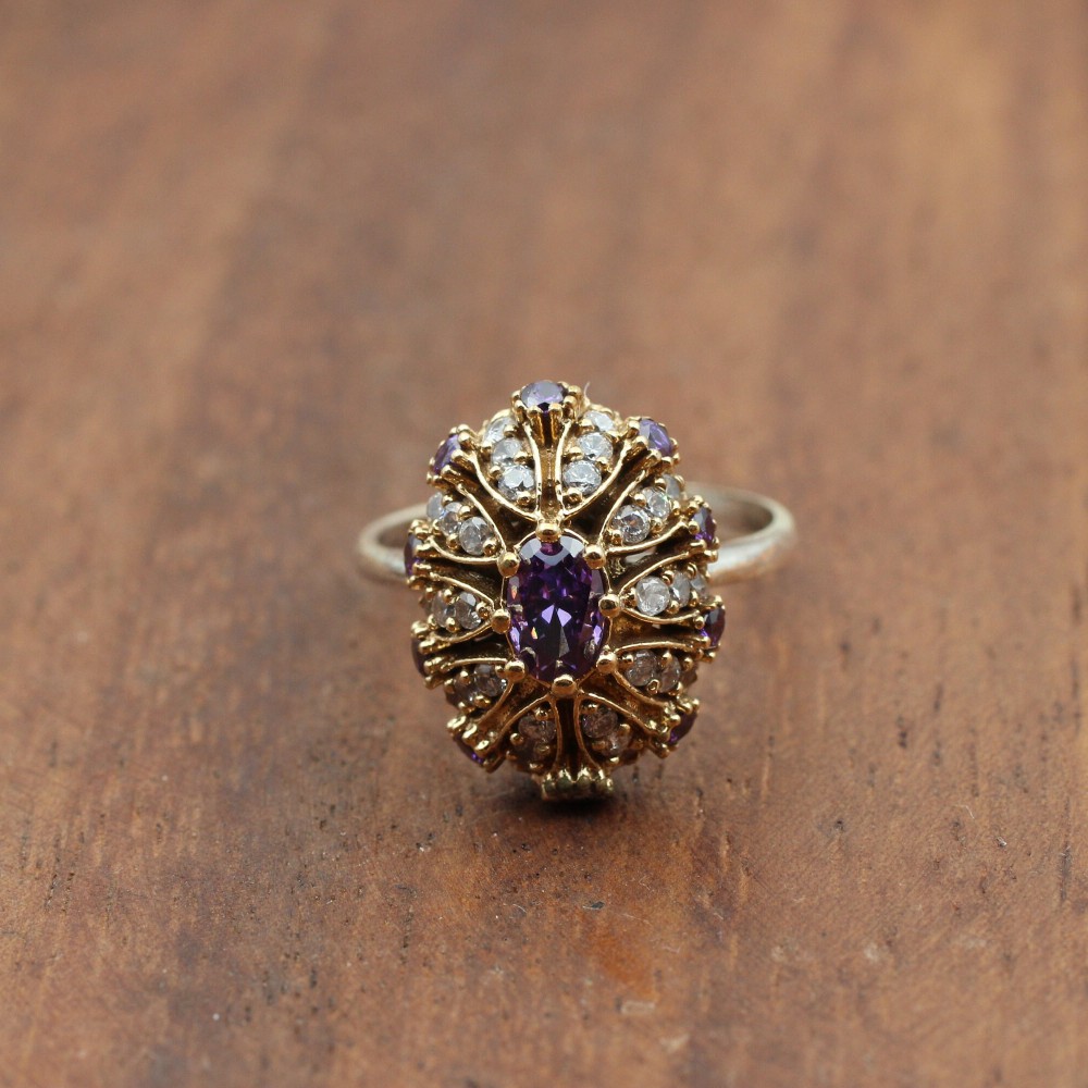 Amethyst Ladies Set, Authentic Set, Handmade Set Women, Turkish Handmade, Ladies Jewelry Set, Earring, Ladies Set, 925k Sterling Silver