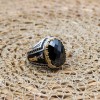 Onyx Men's Ring, Turkish Handmade Men's Ring, Handmade Silver Men's Ring, Men's Ring, Ottoman Mens Ring, Gift for Him, 925k Sterling Silver, Onyx Men's Ring, Turkish Handmade Men's Ring, Handmade Silver Men's Ring, Men's Ring, Ottoman Mens Ring, Gift for Him, 925k Sterling Silver,