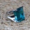 London Topaz Ring, Ladies Ring, Handmade Women's Ring, Authentic Ring, Turkish Handmade Ring, Ottoman Women's Ring, 925k Sterling Silver