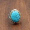 Turquoise Men's Ring, Handmade Ring, Turkish Handmade Silver Men Ring, Ottoman Ring, Men's Jewelry, Gift for Him, 925k Sterling Silver Ring Turquoise Men's Ring, Handmade Ring, Turkish Handmade Silver Men Ring, Ottoman Ring, Men's Jewelry, Gift for Him, 925k Sterling Silver Ring