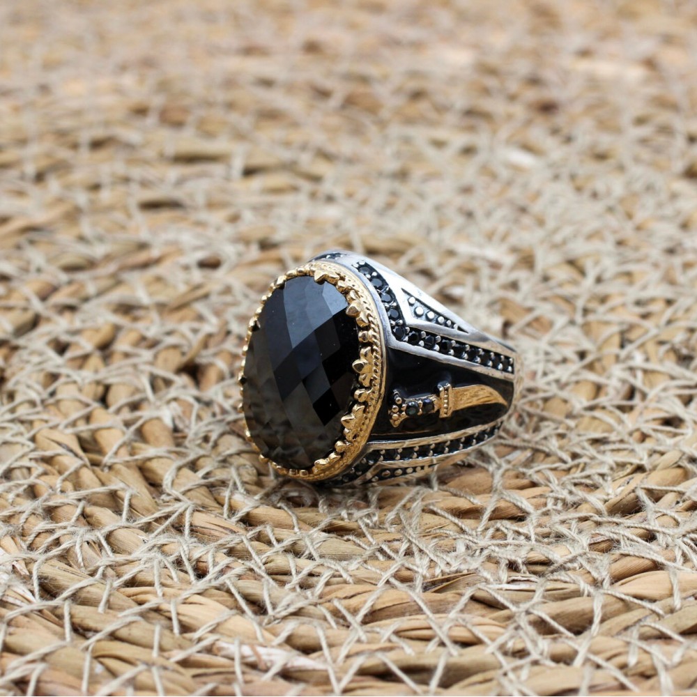 Onyx Men's Ring, Turkish Handmade Men's Ring, Handmade Silver Men's Ring, Men's Ring, Ottoman Mens Ring, Gift for Him, 925k Sterling Silver, Onyx Men's Ring, Turkish Handmade Men's Ring, Handmade Silver Men's Ring, Men's Ring, Ottoman Mens Ring, Gift for Him, 925k Sterling Silver,