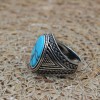 Turquoise Men's Ring, Ottoman Men's Ring, Handmade Men's Ring, Turkish Handmade Men's Ring, Men's Jewelry, Gift for Him, 925 Sterling Silver Turquoise Men's Ring, Ottoman Men's Ring, Handmade Men's Ring, Turkish Handmade Men's Ring, Men's Jewelry, Gift for Him, 925 Sterling Silver