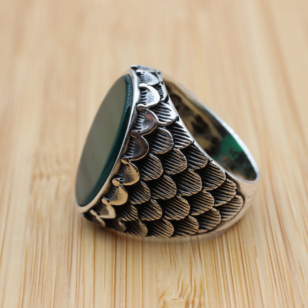 Men's Agate Ring, Handmade Ring, Turkish Handmade Silver Men Ring, Ottoman Men Ring, Men's Jewelry, Gift for Him, 925k Sterling Silver Ring Men's Agate Ring, Handmade Ring, Turkish Handmade Silver Men Ring, Ottoman Men Ring, Men's Jewelry, Gift for Him, 925k Sterling Silver Ring