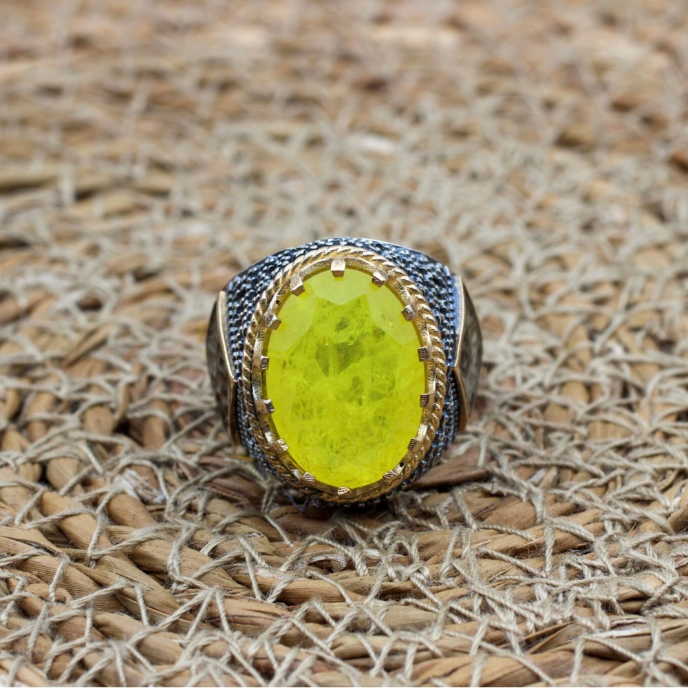 Paraiba Men's Ring, Handmade Men's Ring, Turkish Handmade Silver Men's Ring, Ottoman Ring, Men's Jewelry, Gift for Him, 925k Sterling Silver Paraiba Men's Ring, Handmade Men's Ring, Turkish Handmade Silver Men's Ring, Ottoman Ring, Men's Jewelry, Gift for Him, 925k Sterling Silver
