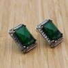 Emerald Ladies Set, Authentic Set, Handmade Set Women, Turkish Handmade, Ladies Jewelry Set, Earring, Ladies Set, 925k Sterling Silver Set,