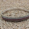 Ruby Bracelet, Ottoman Bracelet, Handmade Bracelet, Bangle Cuff, Bangle Bracelet, Turkish Handmade, Gift For Her, 925k Sterling Silver, Ruby