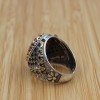 Amethyst Men's Ring, Mens Handmade Ring, Turkish Handmade Silver Men Ring, Ottoman Men Ring, Men Jewelry, Gift for Him, 925k Sterling Silver