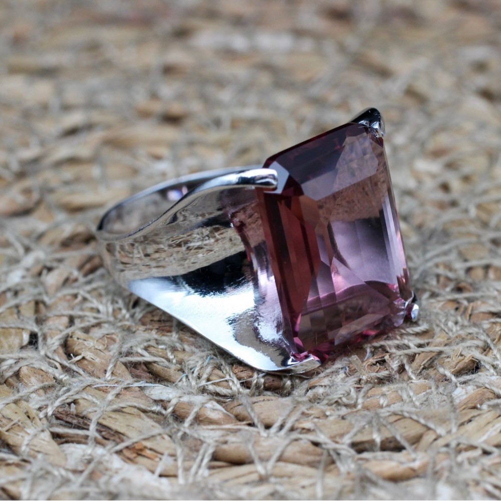 Handmade Womens Ring, Amethyst Womens Ring, Turkish Handmade Women Ring, Ladies Ring, Ottoman Women Ring, 925k Sterling Silver, Gift For Her