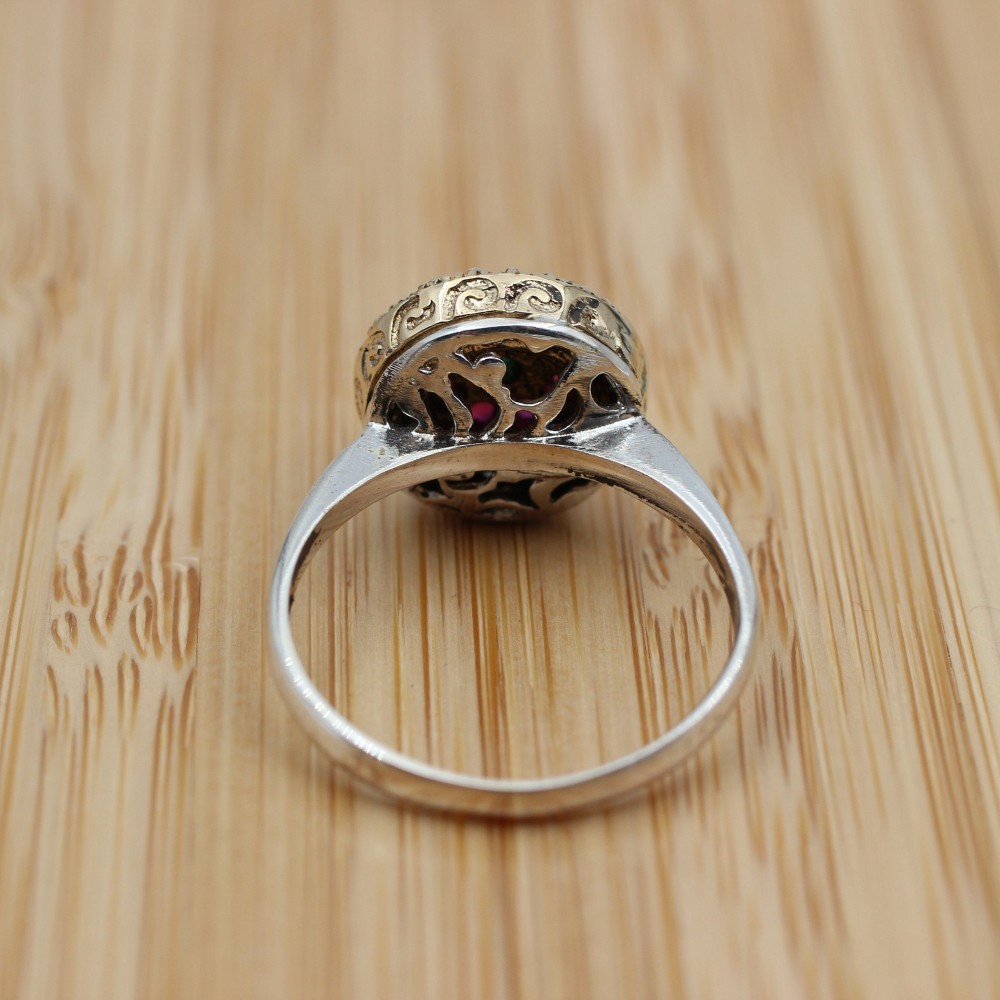 Ruby Set, Authentic Set, Handmade Set Women, Turkish Handmade, Ladies Jewelry Set, Earring, Pendant, Ladies Set, 925k Sterling Silver, Jewel