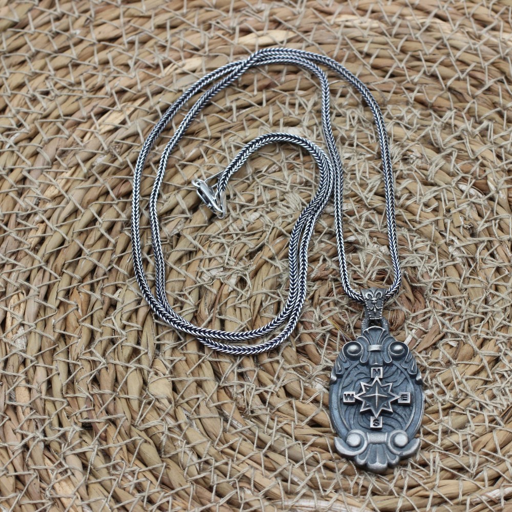 Men's Necklace, Men's Pendant, Compass Men's Necklace, Handmade star Necklace, Men's Jewelry, Gift for Him, 925 Sterling Silver, Pendant, Men's Necklace, Men's Pendant, Compass Men's Necklace, Handmade star Necklace, Men's Jewelry, Gift for Him, 925 Sterling Silver, Pendant,