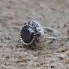 Amethyst Ring, Handmade Women's Ring, Turkish Handmade, Silver Ladies Ring, Ottoman Ring, Authentic, Ladies Ring, 925k Sterling Silver Ring,