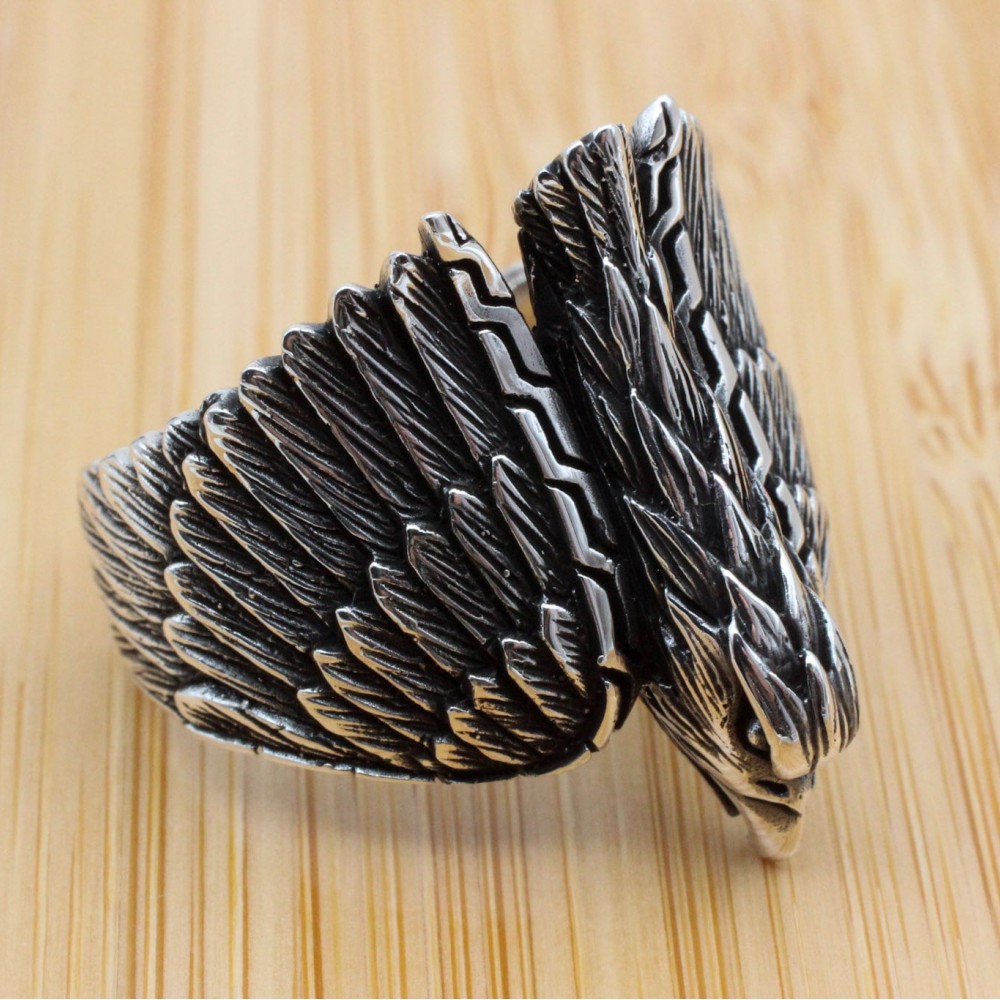 Men's Eagle Ring, Eagle Ring, Bird's Silver Ring, Handmade Sterling Silver Ring, Handmade Ring, Animal Men's Ring, 925 Sterling Silver Ring