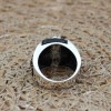 Onyx Men's Ring, Handmade Silver Men's Ring, Turkish Handmade Men's Ring, Men's Ring, Scorpion Men Ring, Gift for Him, 925k Sterling Silver,