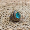 Turkish Handmade Ring, Silver Ladies Ring, Handmade Women Ring, Ottoman Women Ring, Aquamarine Ring, Ladies Ring, 925k Sterling Silver Ring, Turkish Handmade Ring, Silver Ladies Ring, Handmade Women Ring, Ottoman Women Ring, Aquamarine Ring, Ladies Ring, 925k Sterling Silver Ring,