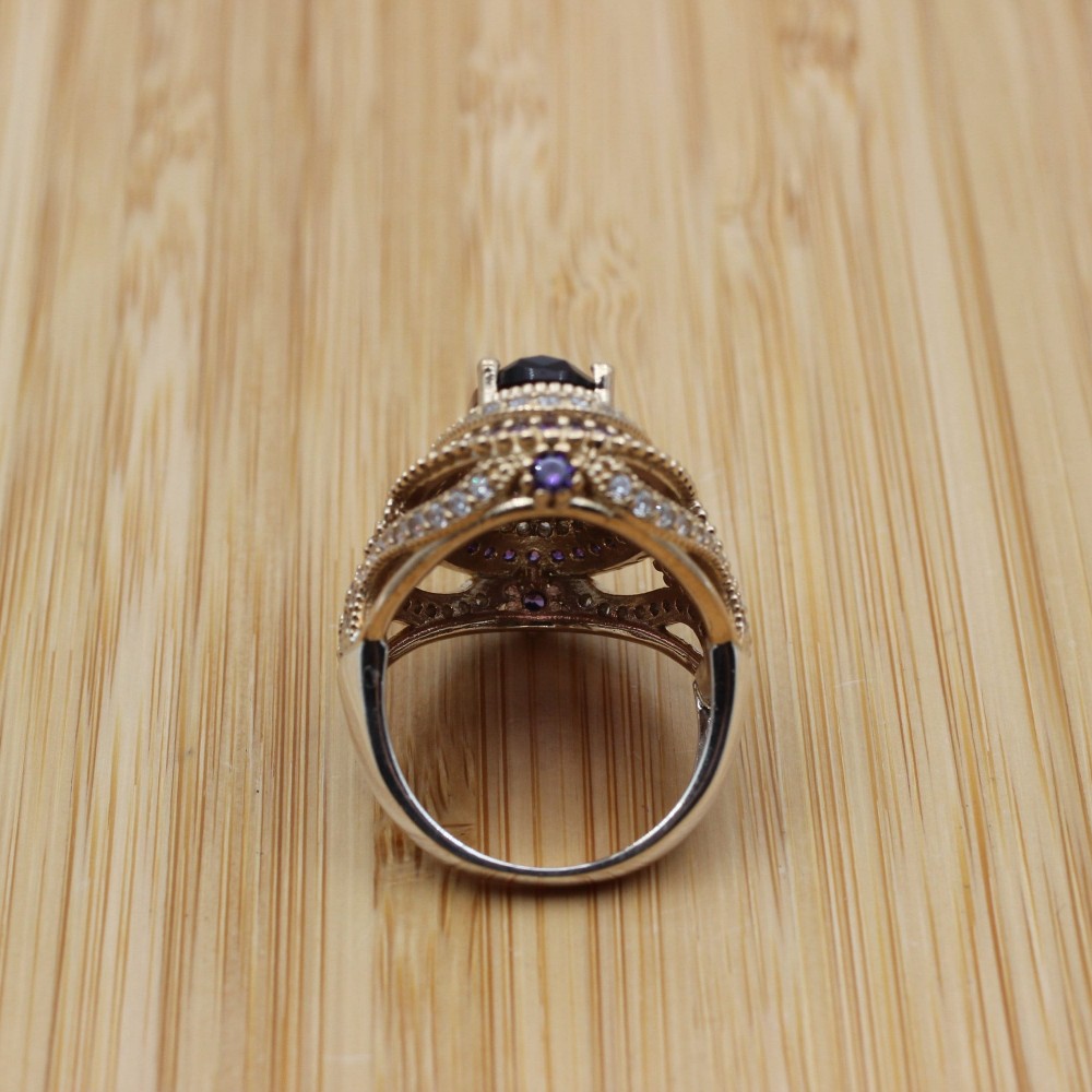 Amethyst Set, Authentic Set, Handmade Set Women, Turkish Handmade, Ladies Jewelry Set, Earring, Pendant, Ladies Set, 925k Sterling Silver