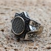 Turkish Handmade Silver Men's Ring, Men's Handmade Ring, Yemeni Men's Ring, Onyx Ring, Ottoman Ring, Gift for Him, 925k Sterling Silver,