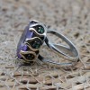 Amethyst Ladies Set, Authentic Set, Handmade Women Set, Turkish Handmade Set, Ring, Earring, Pendant, Ladies Set, 925k Sterling Silver Amethyst Ladies Set, Authentic Set, Handmade Women Set, Turkish Handmade Set, Ring, Earring, Pendant, Ladies Set, 925k Sterling Silver