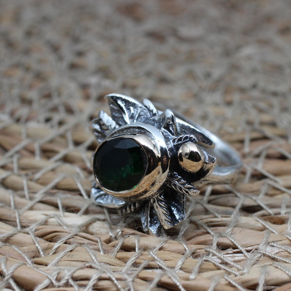 Emerald Ring, Handmade Women's Ring, Turkish Handmade Ring, Authentic Ring, Ottoman Ring, Ladies Ring, 925k Sterling Silver, Gift For Her, Emerald Ring, Handmade Women's Ring, Turkish Handmade Ring, Authentic Ring, Ottoman Ring, Ladies Ring, 925k Sterling Silver, Gift For Her,