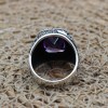 Men's Handmade Ring, Turkish Handmade Silver Men's Ring, Ottoman Ring, Amethyst Ring, Men's Jewelry, Amethyst, 925k Sterling Silver Ring