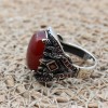 Turkish Handmade Silver Men Ring, Men's Agate Ring, Handmade Ring, Ottoman Men Ring, Men's Jewelry, Gift for Him, 925k Sterling Silver Ring Turkish Handmade Silver Men Ring, Men's Agate Ring, Handmade Ring, Ottoman Men Ring, Men's Jewelry, Gift for Him, 925k Sterling Silver Ring