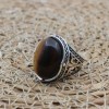 Tiger Eye Men's Ring, Ottoman Men's Ring, Handmade Men's Ring, Turkish Handmade Men's Ring, Men's Jewelry, Gift for Him, 925 Sterling Silver