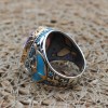 Amethyst Men's Ring, Mens Handmade Ring, Turkish Handmade Silver Men Ring, Ottoman Men Ring, Men Jewelry, Gift for Him, 925k Sterling Silver Amethyst Men's Ring, Mens Handmade Ring, Turkish Handmade Silver Men Ring, Ottoman Men Ring, Men Jewelry, Gift for Him, 925k Sterling Silver