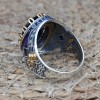 Turkish Handmade Silver Men Ring, Mens Handmade Ring, Ottoman Ring, Sapphire Ring, Men's Jewelry, Gift for Him, 925k Sterling Silver Ring Turkish Handmade Silver Men Ring, Mens Handmade Ring, Ottoman Ring, Sapphire Ring, Men's Jewelry, Gift for Him, 925k Sterling Silver Ring
