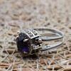 Two Stone Ladies Ring, Citrine Ladies Ring, Tourmaline Ring, Handmade Women Ring, Reversible Ring, Ottoman Women's Ring, 925 Sterling Silver Two Stone Ladies Ring, Citrine Ladies Ring, Tourmaline Ring, Handmade Women Ring, Reversible Ring, Ottoman Women's Ring, 925 Sterling Silver