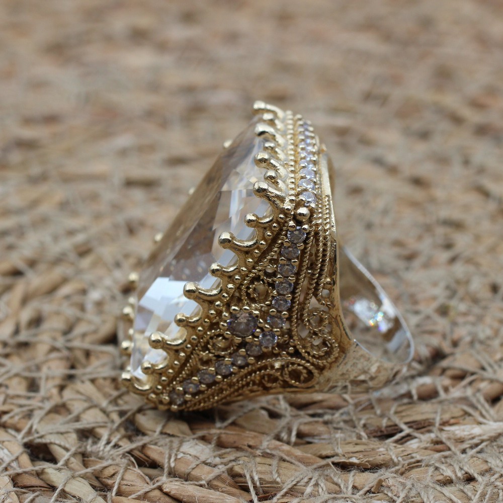 Zircon Ladies Ring, Handmade Women Ring, Turkish Handmade Silver Ladies Ring, Ottoman Ring, Ladies Ring, 925k Sterling Silver, Zircon Ring Zircon Ladies Ring, Handmade Women Ring, Turkish Handmade Silver Ladies Ring, Ottoman Ring, Ladies Ring, 925k Sterling Silver, Zircon Ring