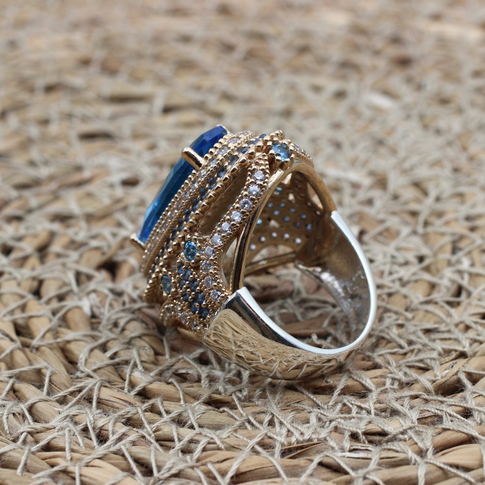 Turkish Handmade Ring, Silver Ladies Ring, Handmade Women Ring, Ottoman Women Ring, Aquamarine Ring, Ladies Ring, 925k Sterling Silver Ring, Turkish Handmade Ring, Silver Ladies Ring, Handmade Women Ring, Ottoman Women Ring, Aquamarine Ring, Ladies Ring, 925k Sterling Silver Ring,