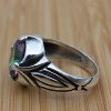Mystic Topaz Ring, Handmade Ring, Turkish Handmade Silver Men Ring, Mystic Topaz Ring, Men's Jewelry, Gift for Him, 925k Sterling Silver