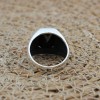 Handmade Silver Men's Ring, Onyx Men's Ring, Turkish Handmade Men's Ring, Men's Ring, Ottoman Mens Ring, Gift for Him, 925 Sterling Silver