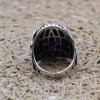 Amethyst Men's Ring, Mens Handmade Ring, Turkish Handmade Silver Men Ring, Ottoman Men Ring, Men Jewelry, Gift for Him, 925k Sterling Silver